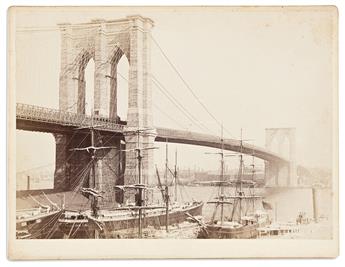 (NEW YORK CITY--BROOKLYN.) Group of Brooklyn Bridge ephemera.